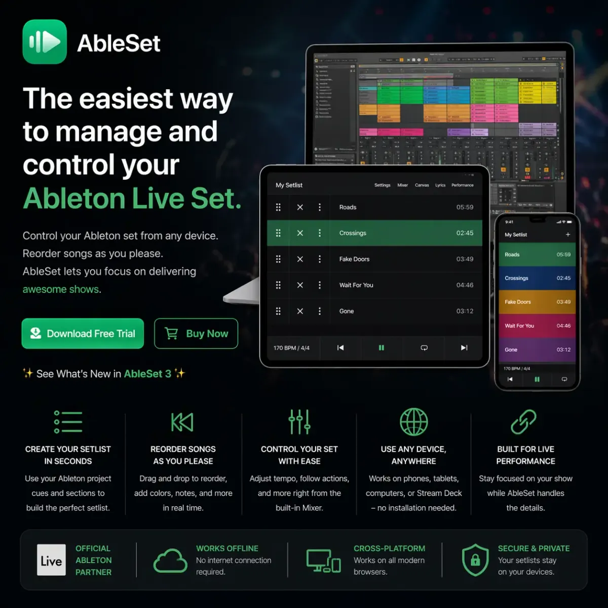 Ableset screenshot