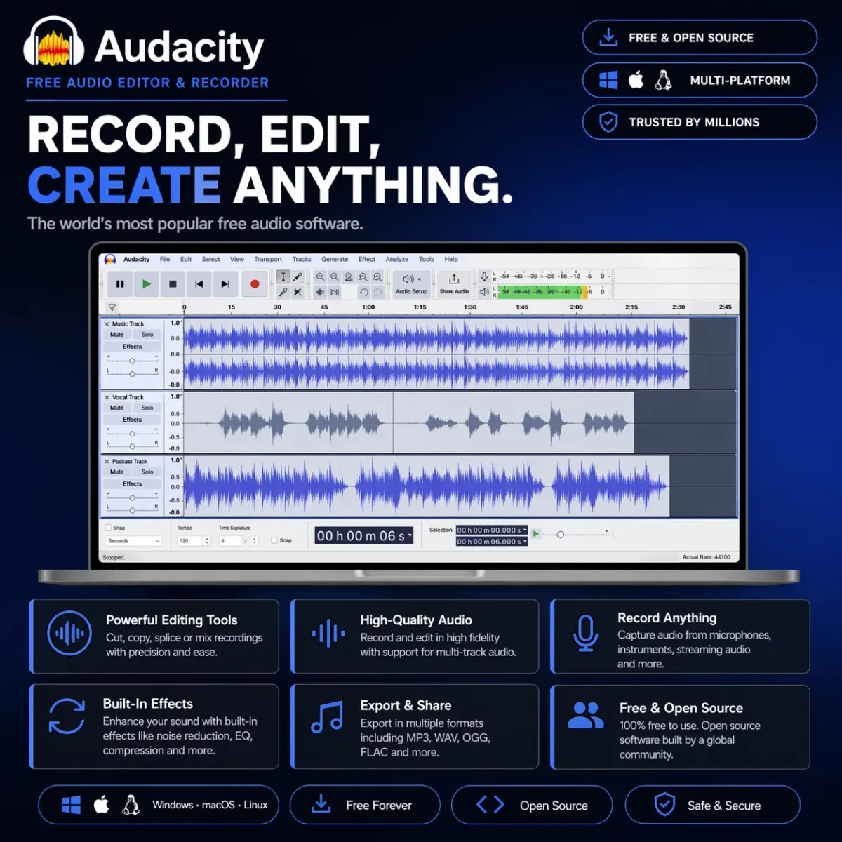 Audacity screenshot
