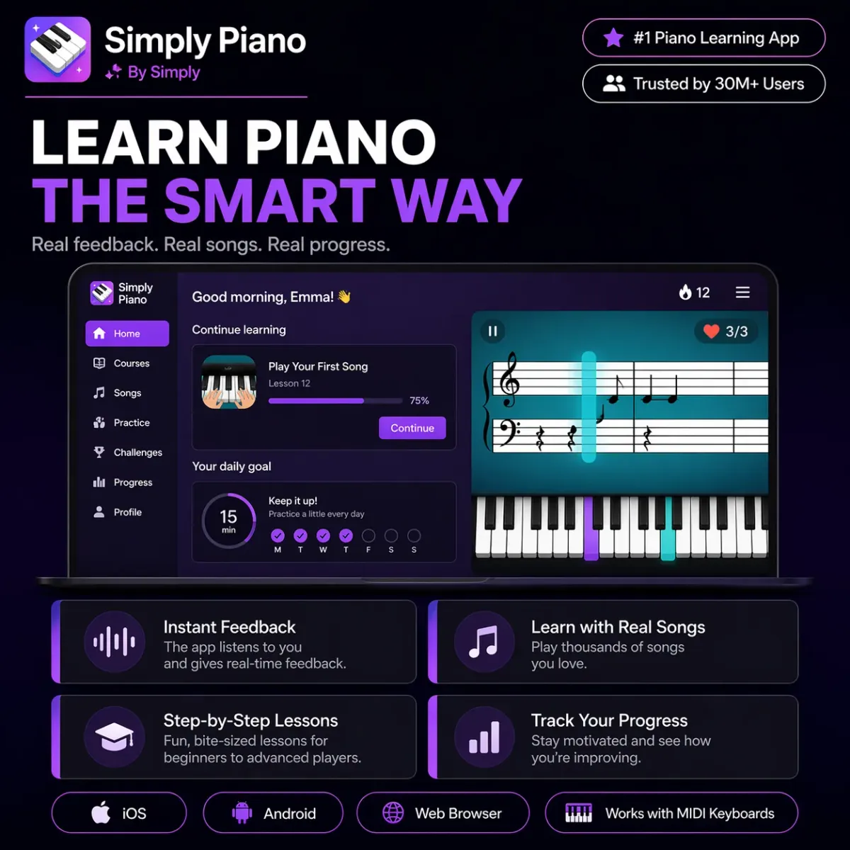 Simply Piano screenshot