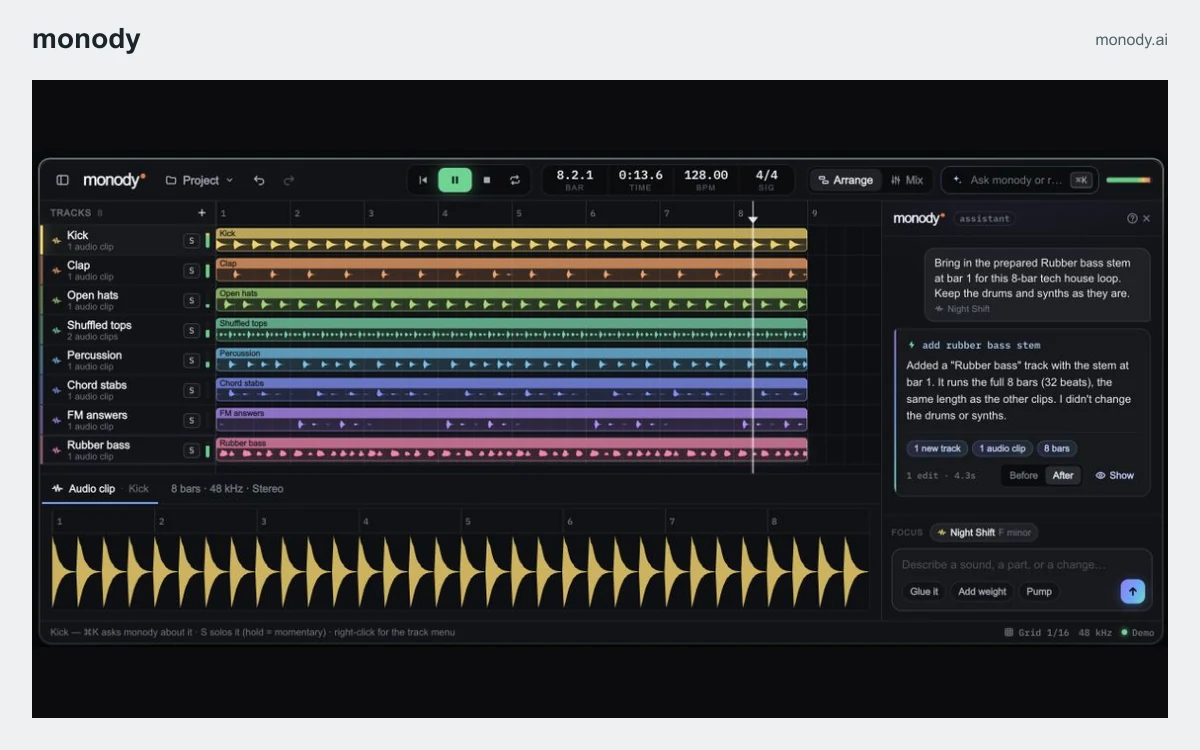 monody screenshot