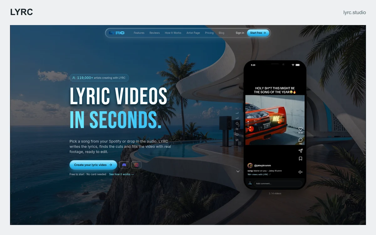 LYRC screenshot